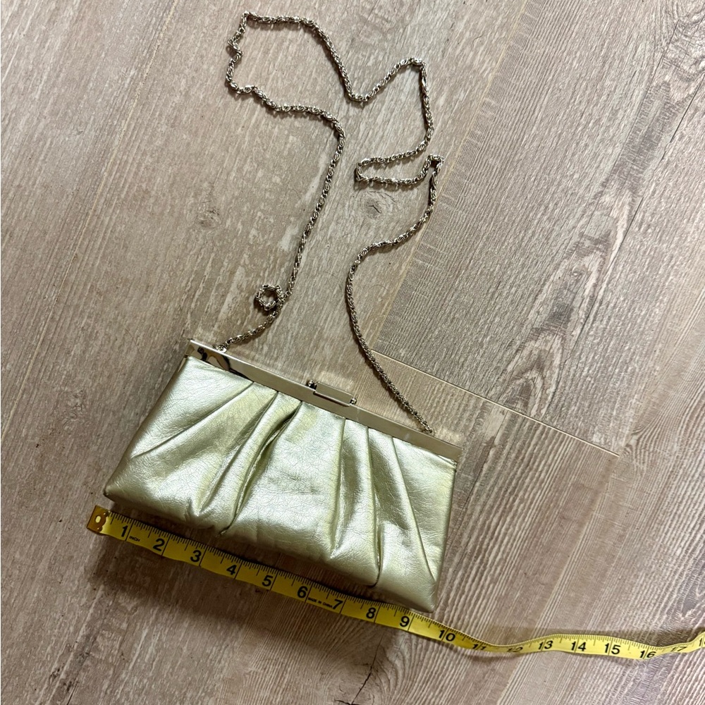 Gunne Sax Metallic Silver Handbag